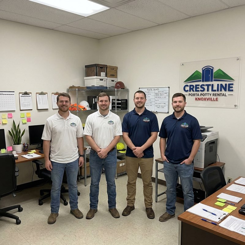 Crestline Porta Potty Rental Knoxville team